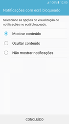 Samsung Galaxy S6 Android M - Segurança - Como ativar o código de bloqueio do ecrã -  11 