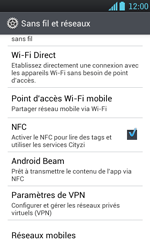 comment avoir internet sur lg optimus black