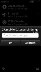 Nokia C7 - Internet - Internetverbindung - Manuelle Einstellung - Schritt 12