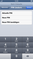 Apple iPhone 5 - Basisfunktionen - SIM-PIN aktivieren und ändern - Schritt 10