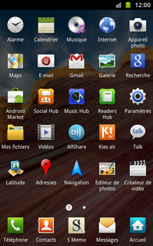 Samsung N7000 Galaxy Note - MMS - Configuration manuelle - &Eacute;tape 3 