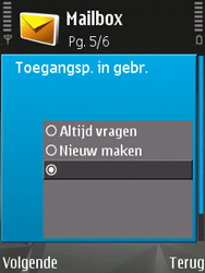 Nokia N82 - E-mail - handmatig instellen - Stap 13 