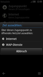 Nokia C7 - Internet - Internetverbindung - Manuelle Einstellung - Schritt 11