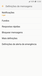 Samsung Galaxy S7 - SMS - Como configurar o centro de mensagens -  6 