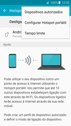Samsung Galaxy S6 Edge - Internet no telemóvel - Como partilhar os dados móveis -  7 