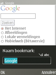 Nokia E65 - Internet - hoe te internetten - Stap 7 