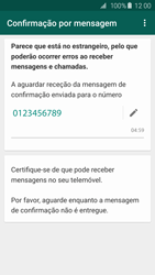 Samsung Galaxy S6 Edge - Aplicações - Como configurar o WhatsApp -  12 