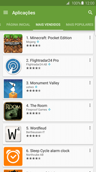 Samsung Galaxy S6 Edge + - Aplicações - Como pesquisar e instalar aplicações -  7 