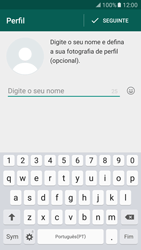 Samsung Galaxy S7 - Aplicações - Como configurar o WhatsApp -  14 