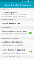 Samsung Galaxy S6 Edge - Segurança - Como ativar o código PIN do cartão de telemóvel -  6 