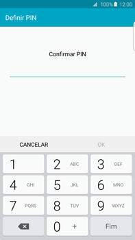 Samsung Galaxy S6 Edge + - Segurança - Como ativar o código de bloqueio do ecrã -  9 