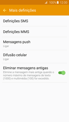 Samsung Galaxy S6 Edge - SMS - Como configurar o centro de mensagens -  7 