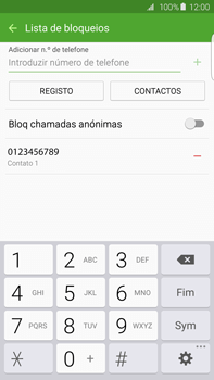 Samsung Galaxy S6 Edge + - Chamadas - Como bloquear chamadas de um número -  11 