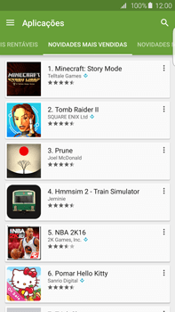 Samsung Galaxy S6 Edge + - Aplicações - Como pesquisar e instalar aplicações -  10 