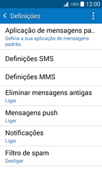 Samsung Galaxy J1 - SMS - Como configurar o centro de mensagens -  6 